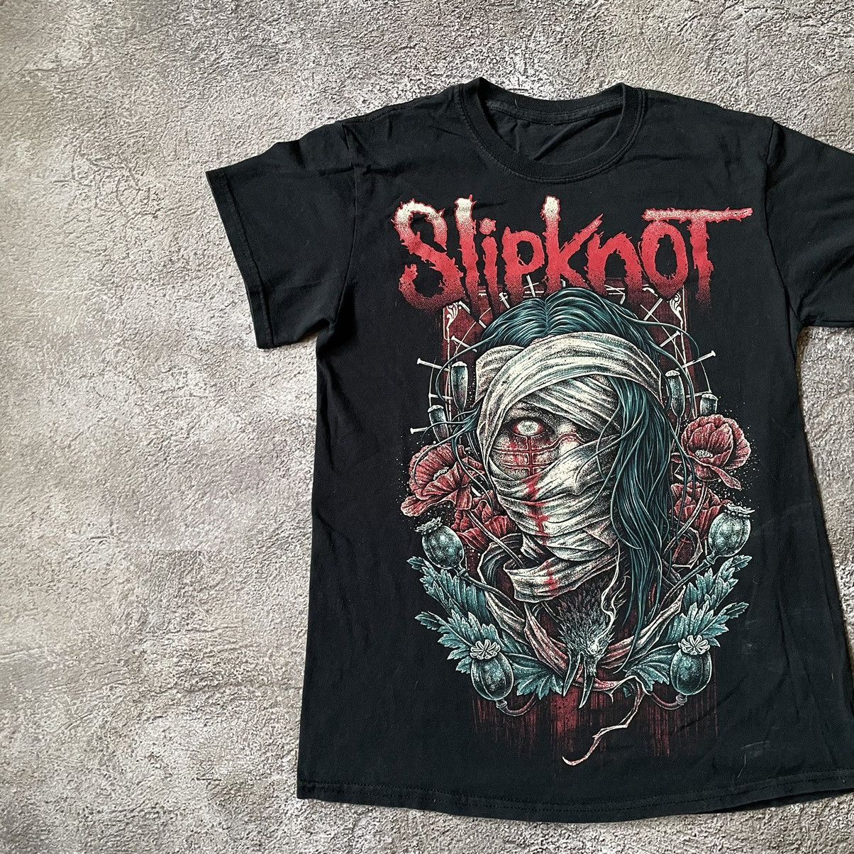 Band Tees Vintage Y2K SLIPKNOT Face Scream DEAD Creepy Horror Tee Size US S / EU 44-46 / 1 - 4 Thumbnail