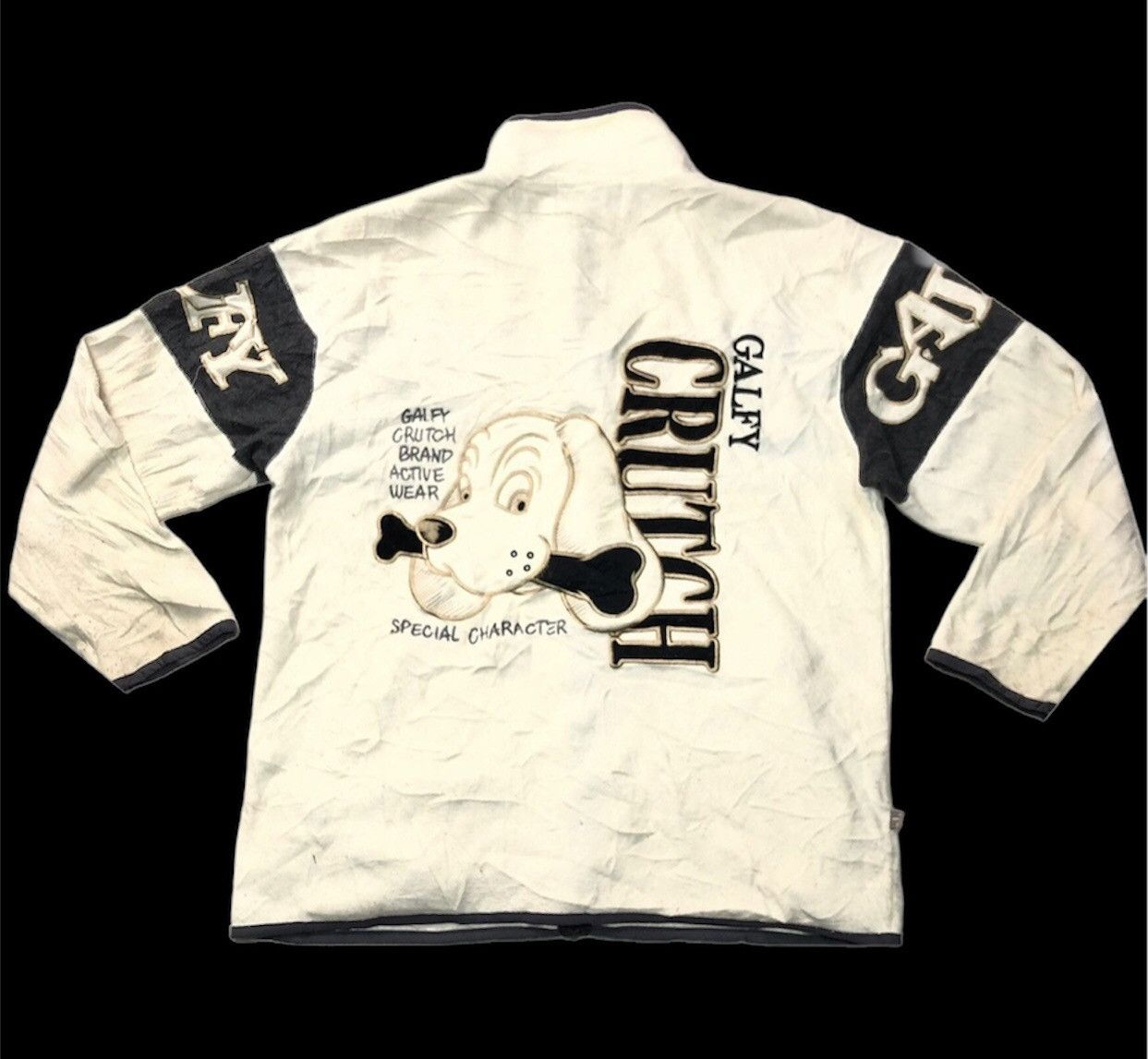 Designer × Japanese Brand GALFY INTERNATIONAL CRUTCH NVC FLEECE JACKET Size US L / EU 52-54 / 3 - 1 Thumbnail