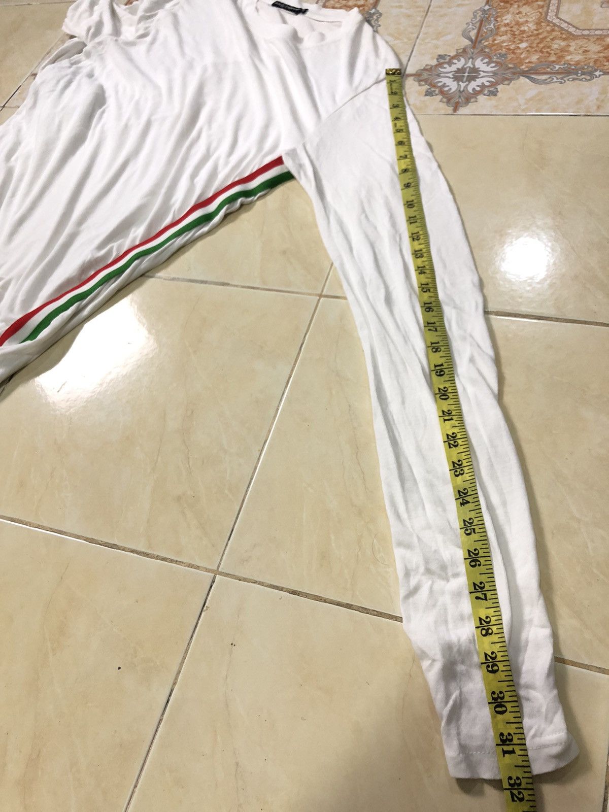Designer × Vintage DOLCE & GABBANA SIDE TAPE LONG SLEEVE PLAIN SHIRT Size US M / EU 48-50 / 2 - 7 Thumbnail