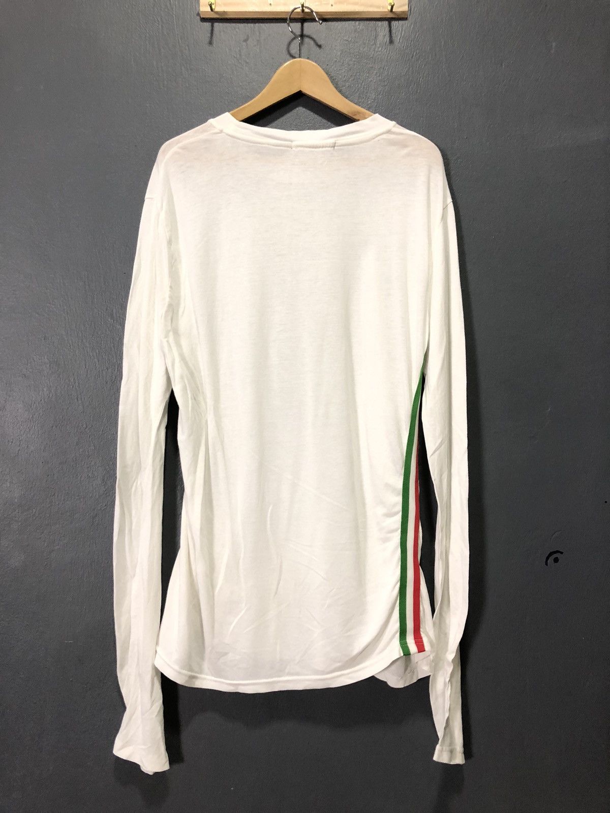 Designer × Vintage DOLCE & GABBANA SIDE TAPE LONG SLEEVE PLAIN SHIRT Size US M / EU 48-50 / 2 - 4 Thumbnail