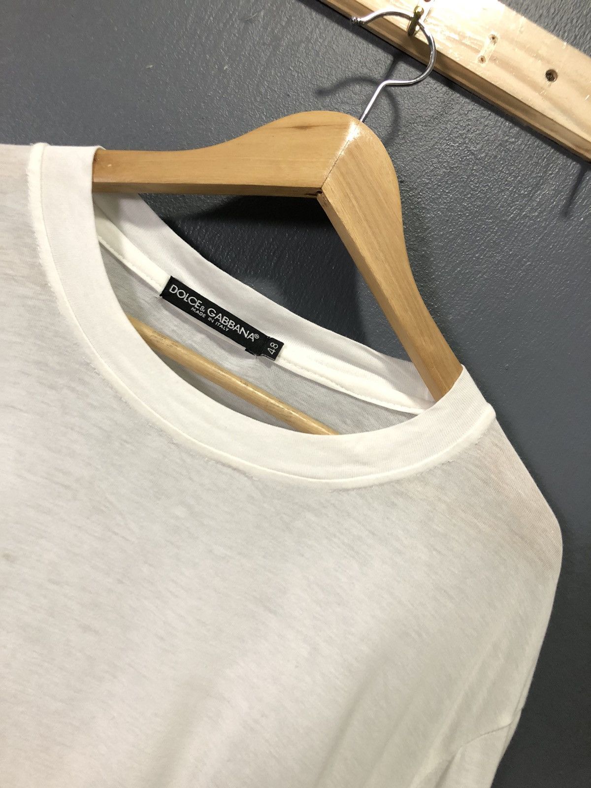 Designer × Vintage DOLCE & GABBANA SIDE TAPE LONG SLEEVE PLAIN SHIRT Size US M / EU 48-50 / 2 - 2 Thumbnail