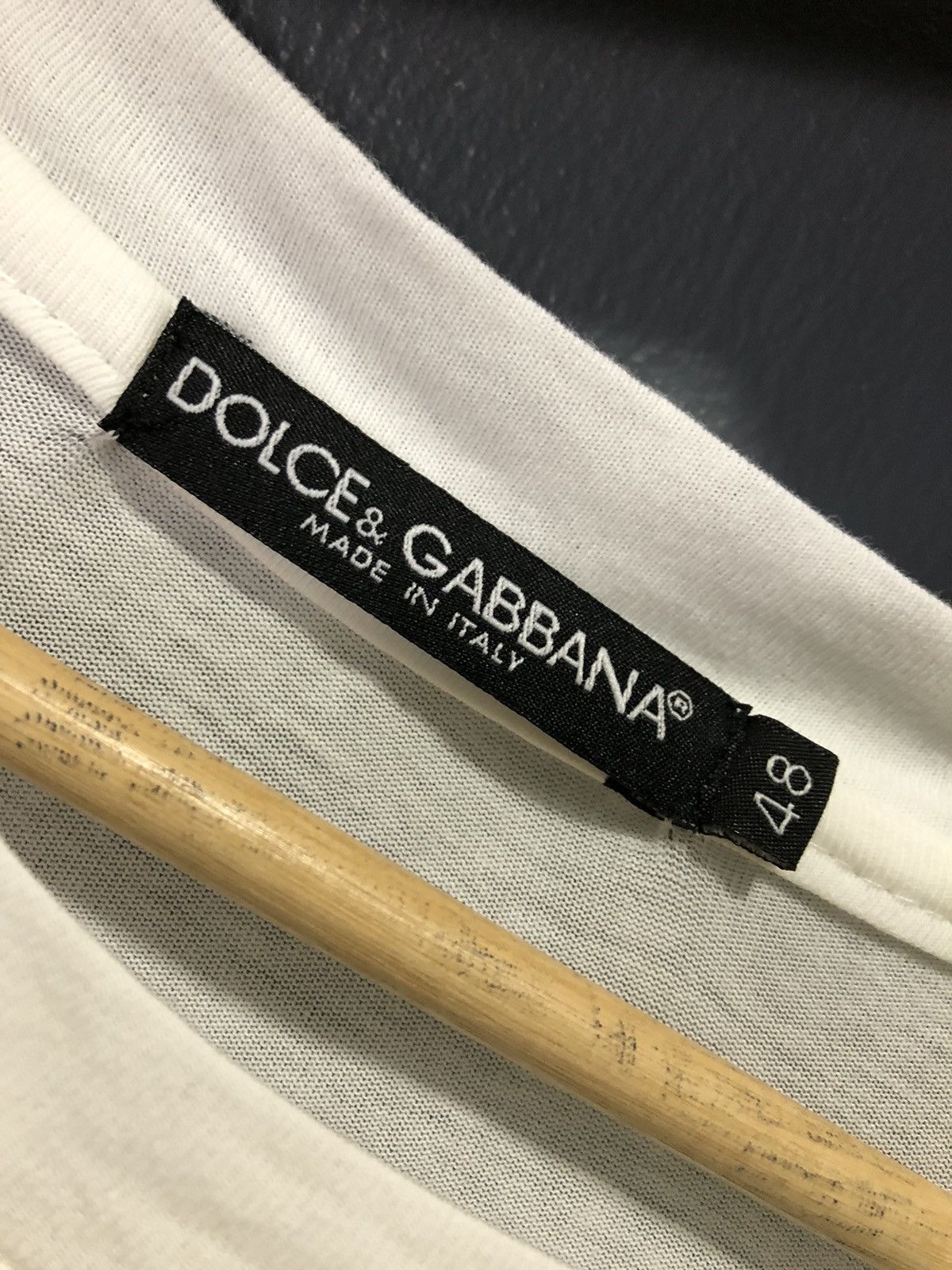 Designer × Vintage DOLCE & GABBANA SIDE TAPE LONG SLEEVE PLAIN SHIRT Size US M / EU 48-50 / 2 - 3 Thumbnail