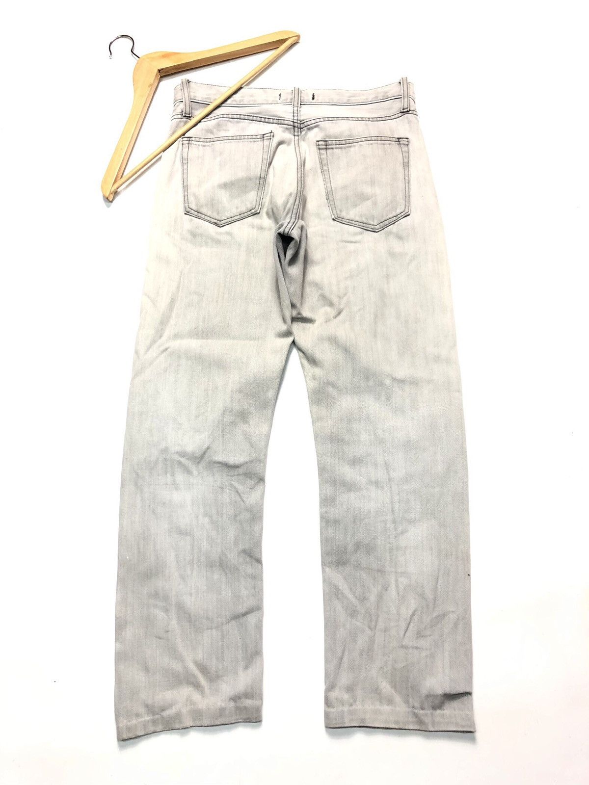 Japanese Brand × Uniqlo × Vintage VINTAGE UNIQLO DISTRESSED SELVEDGE DENIM Size US 32 / EU 48 - 9 Thumbnail