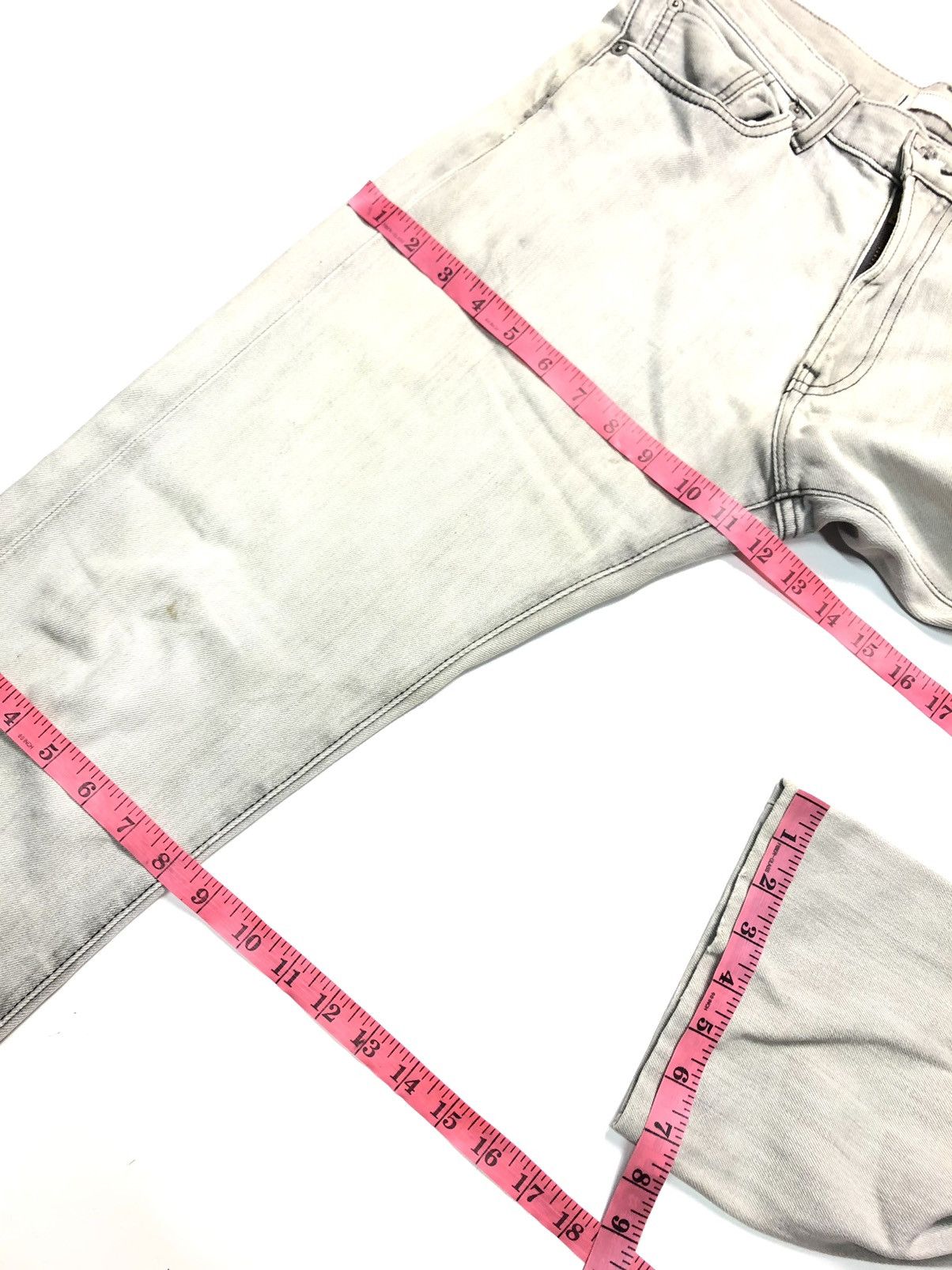 Japanese Brand × Uniqlo × Vintage VINTAGE UNIQLO DISTRESSED SELVEDGE DENIM Size US 32 / EU 48 - 15 Thumbnail