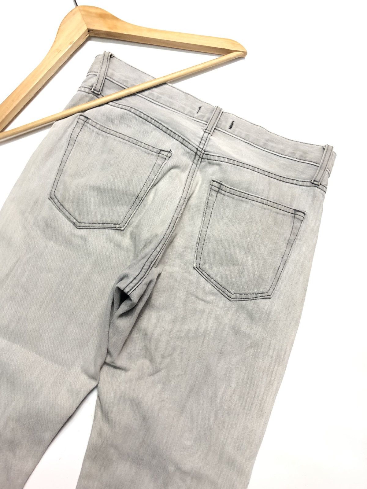 Japanese Brand × Uniqlo × Vintage VINTAGE UNIQLO DISTRESSED SELVEDGE DENIM Size US 32 / EU 48 - 10 Thumbnail