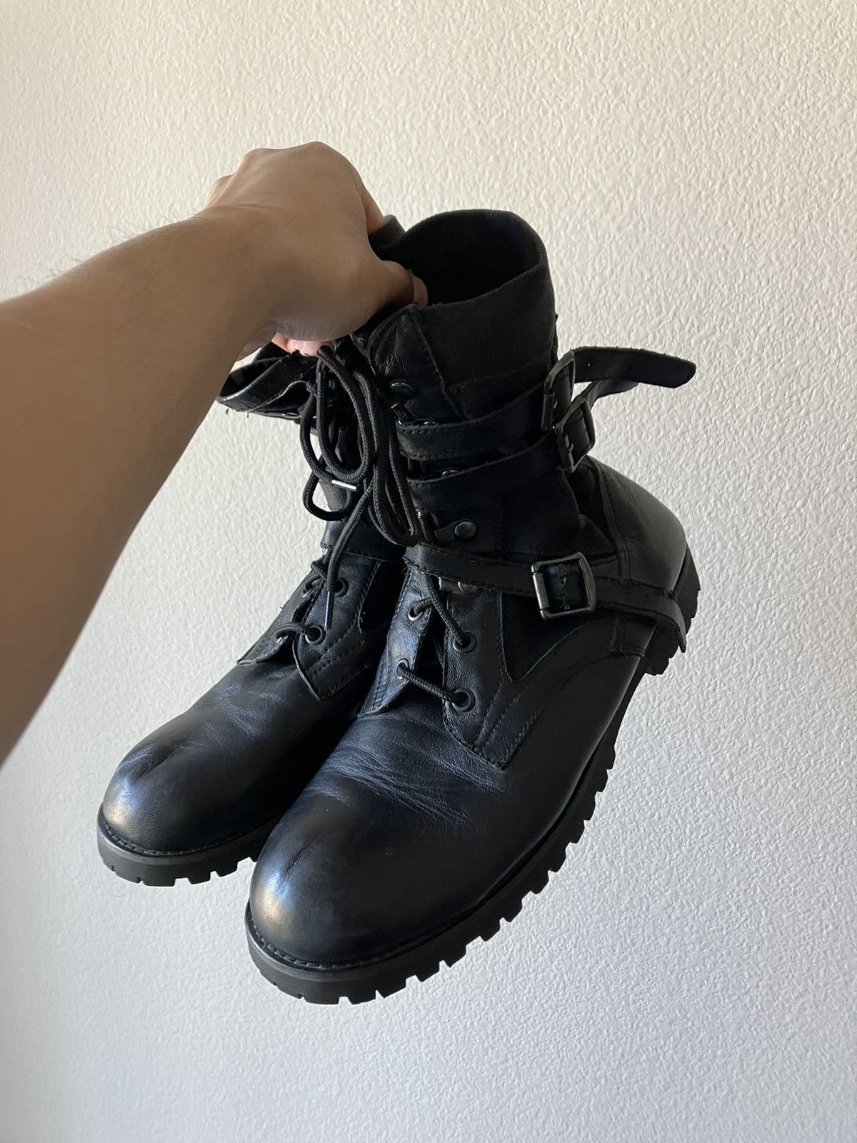 Number (N)ine SS06 “Welcome To The Shadow” - Jungle Combat Boots | Grailed