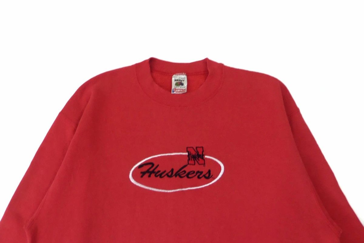 Vintage Vintage Nebraska Huskers crewneck Size US L / EU 52-54 / 3 - 3 Thumbnail