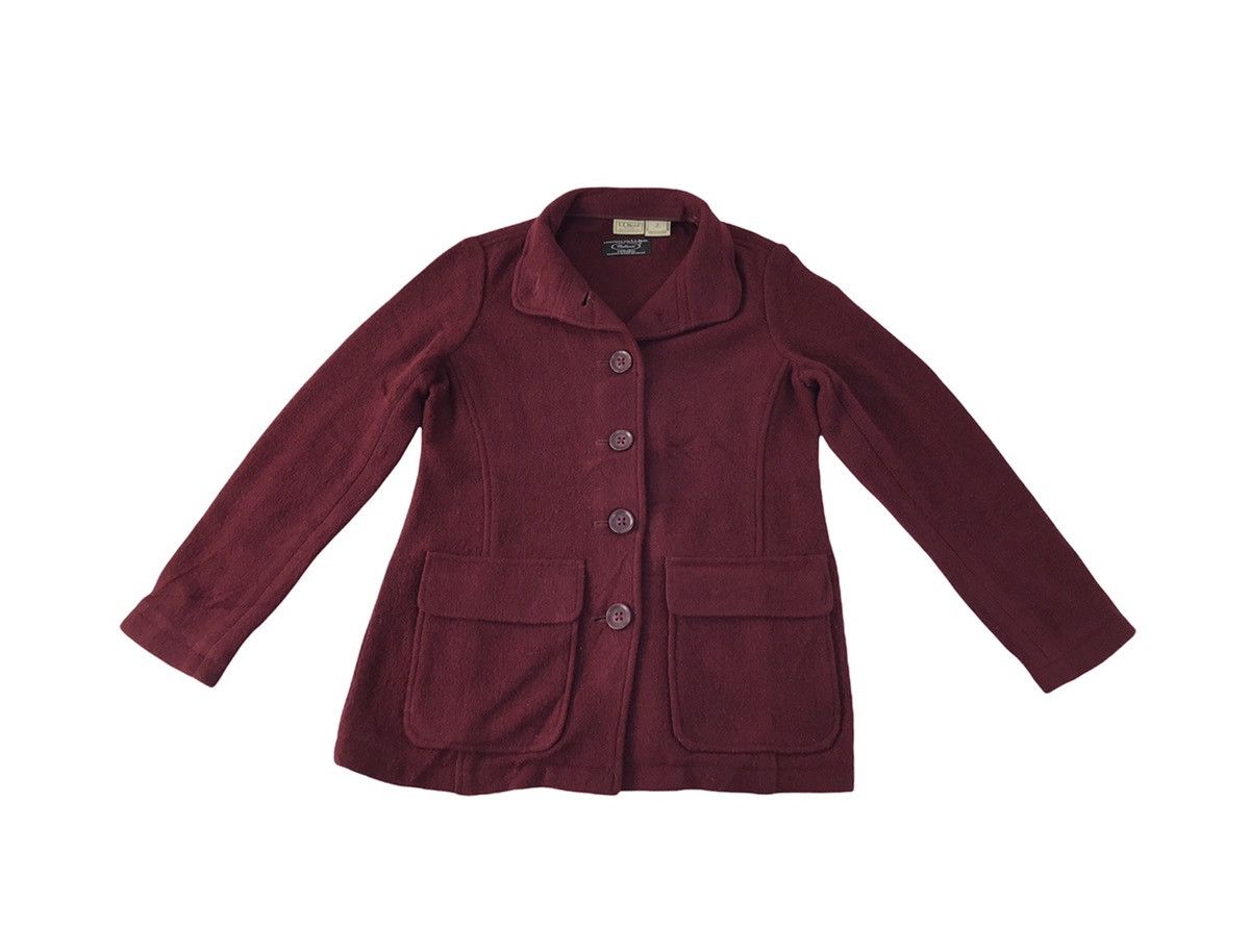 L.L. Bean × Vintage LL Bean Bellandi Wool Thick Jacket Coat Double Pocket Size M / US 6-8 / IT 42-44 - 1 Thumbnail