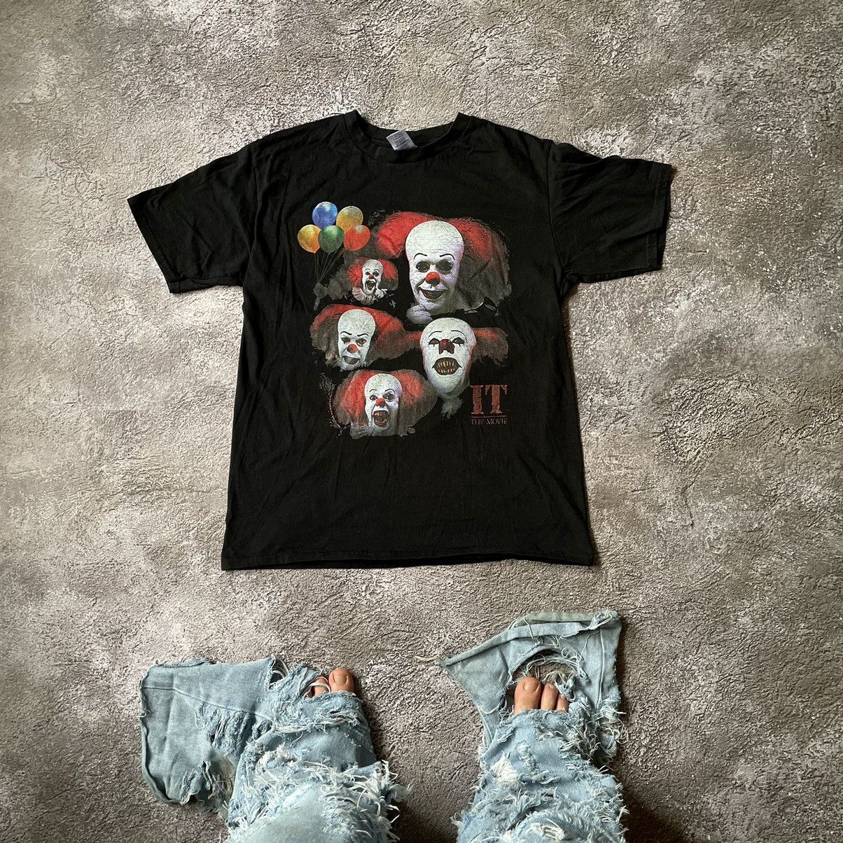 Vintage Vintage Y2K Horror Clown Graphic Tee Grunge Streetwear L Size US L / EU 52-54 / 3 - 1 Thumbnail