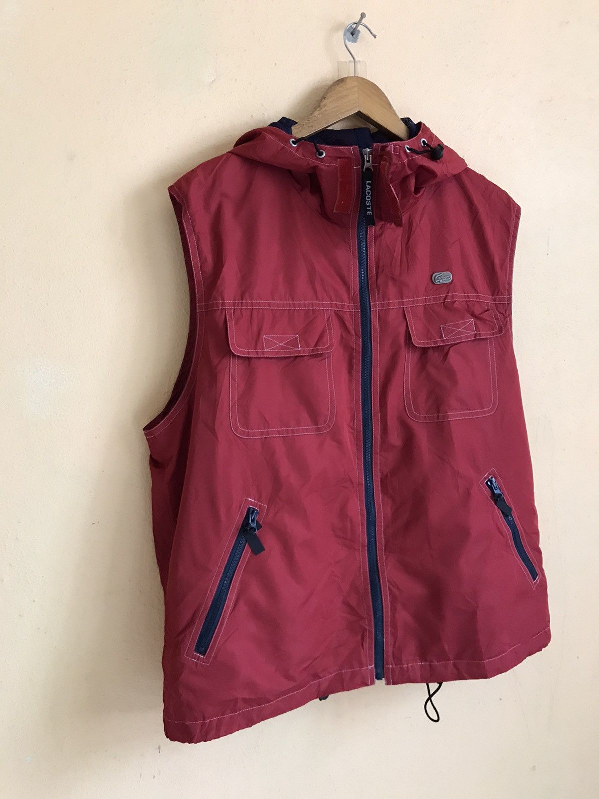 Japanese Brand × Lacoste × Vintage VINTAGE LACOSTE VEST TACTICAL JACKET Size US L / EU 52-54 / 3 - 4 Thumbnail