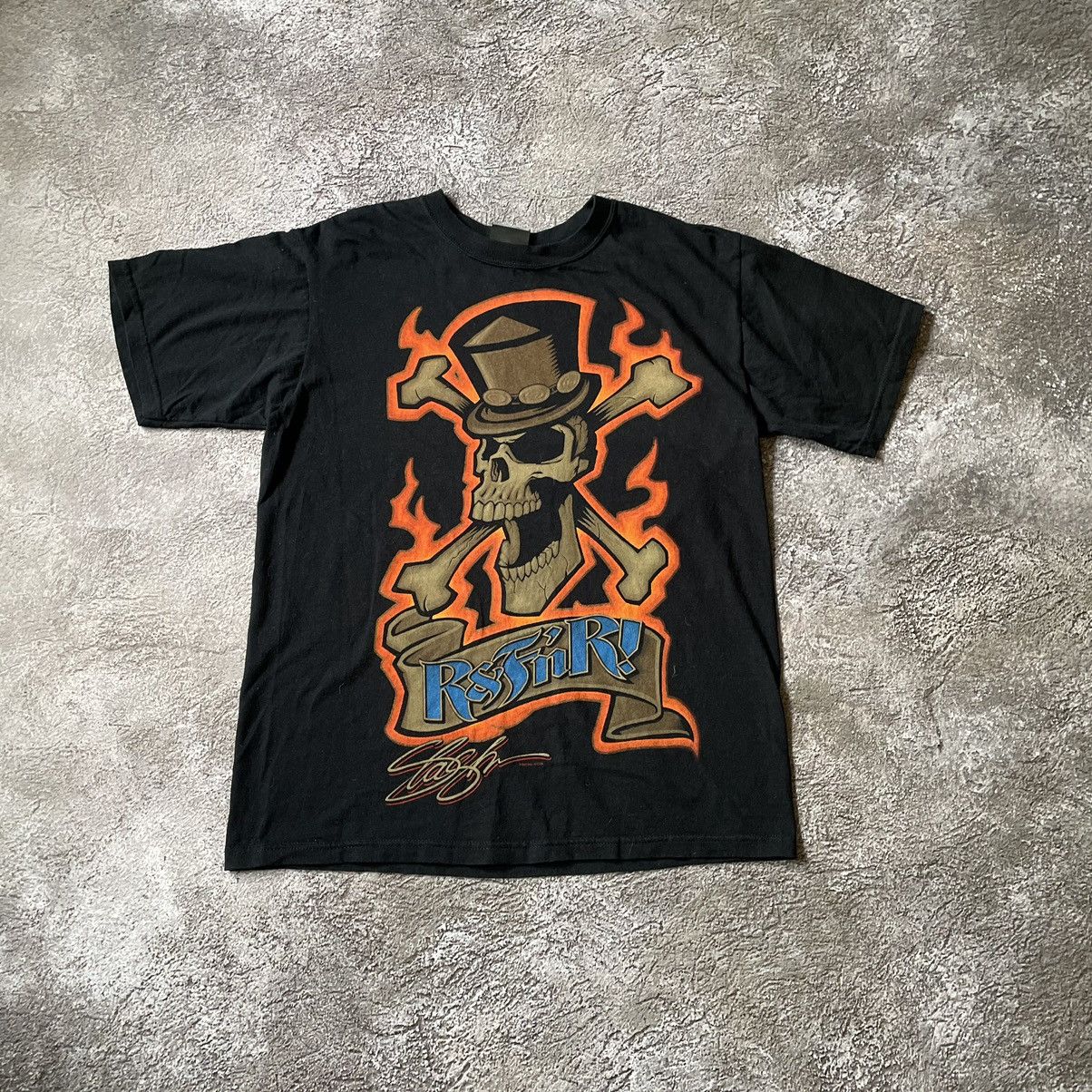 Vintage Vintage Y2K Skull Graphic Tee Sun Faded Horror Skate Boxy L Size US L / EU 52-54 / 3 - 2 Thumbnail