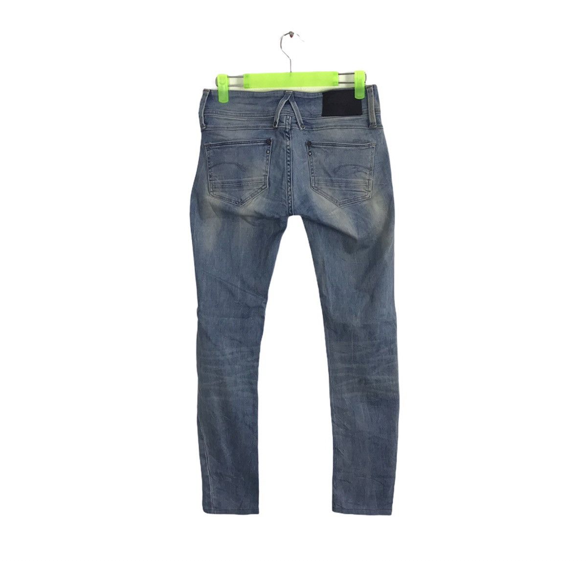 G-Star × Vintage G Star Raw Denim Skinny Cut Style Pants Distressed Denim Size US 27 - 2 Thumbnail
