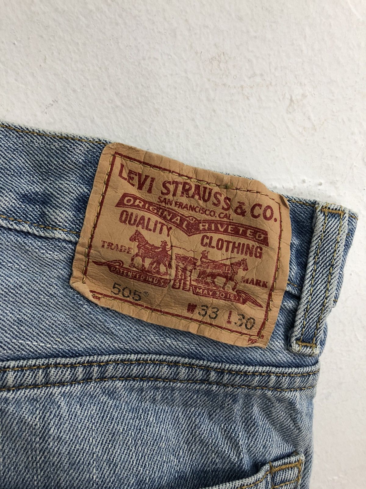 Levi's × Levi's Vintage Clothing Levi’s Strauss &Co Lots 505 Regular Fit Denim Jeans Size 33 Size US 33 - 7 Thumbnail