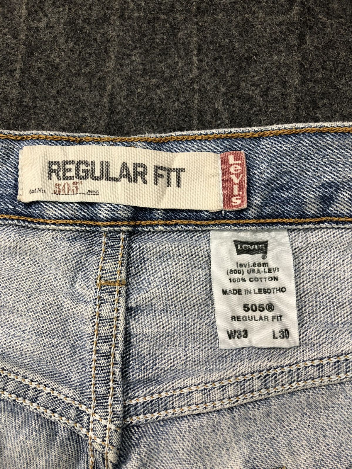 Levi's × Levi's Vintage Clothing Levi’s Strauss &Co Lots 505 Regular Fit Denim Jeans Size 33 Size US 33 - 8 Thumbnail