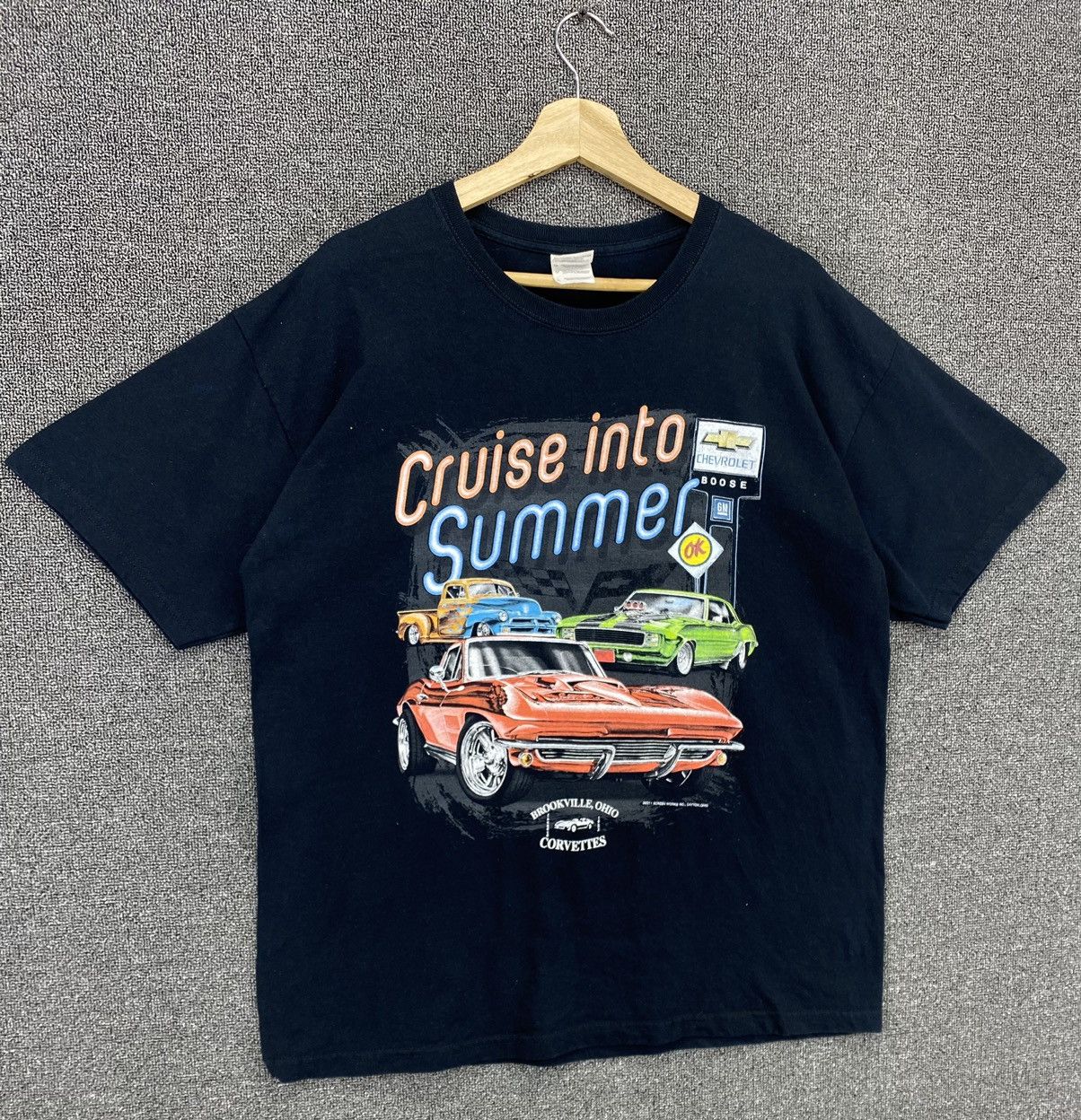 Daytona Vintage Chevrolet Classic Cruise Into Summer Tees T Shirts Size US L / EU 52-54 / 3 - 2 Thumbnail