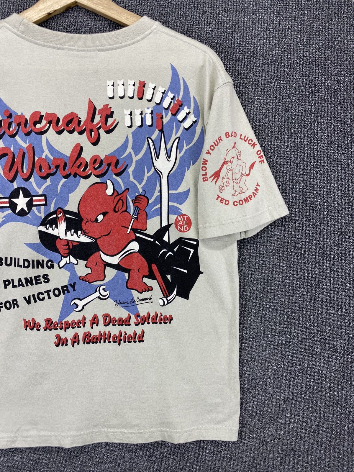 Tedman Vintage Ted Company Air Craft Workers By Tedman Tee T Shirts Size US M / EU 48-50 / 2 - 4 Thumbnail