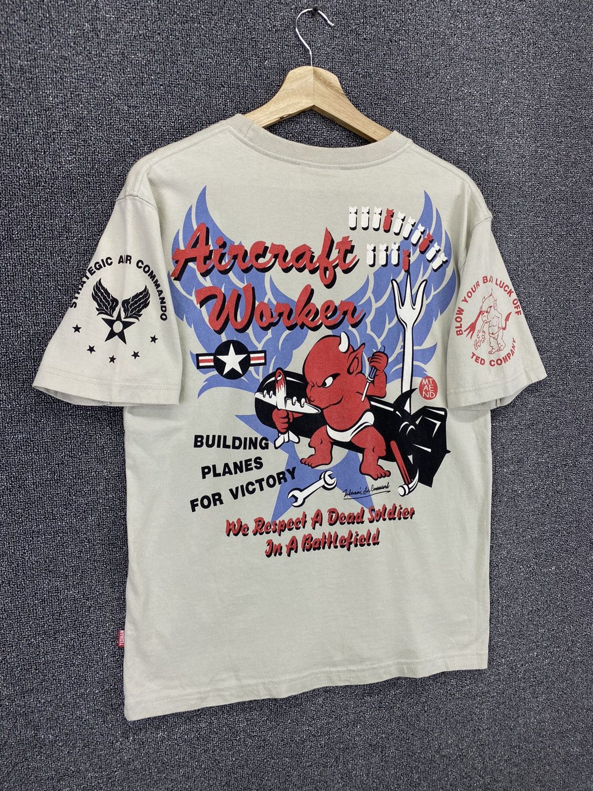 Tedman Vintage Ted Company Air Craft Workers By Tedman Tee T Shirts Size US M / EU 48-50 / 2 - 2 Thumbnail