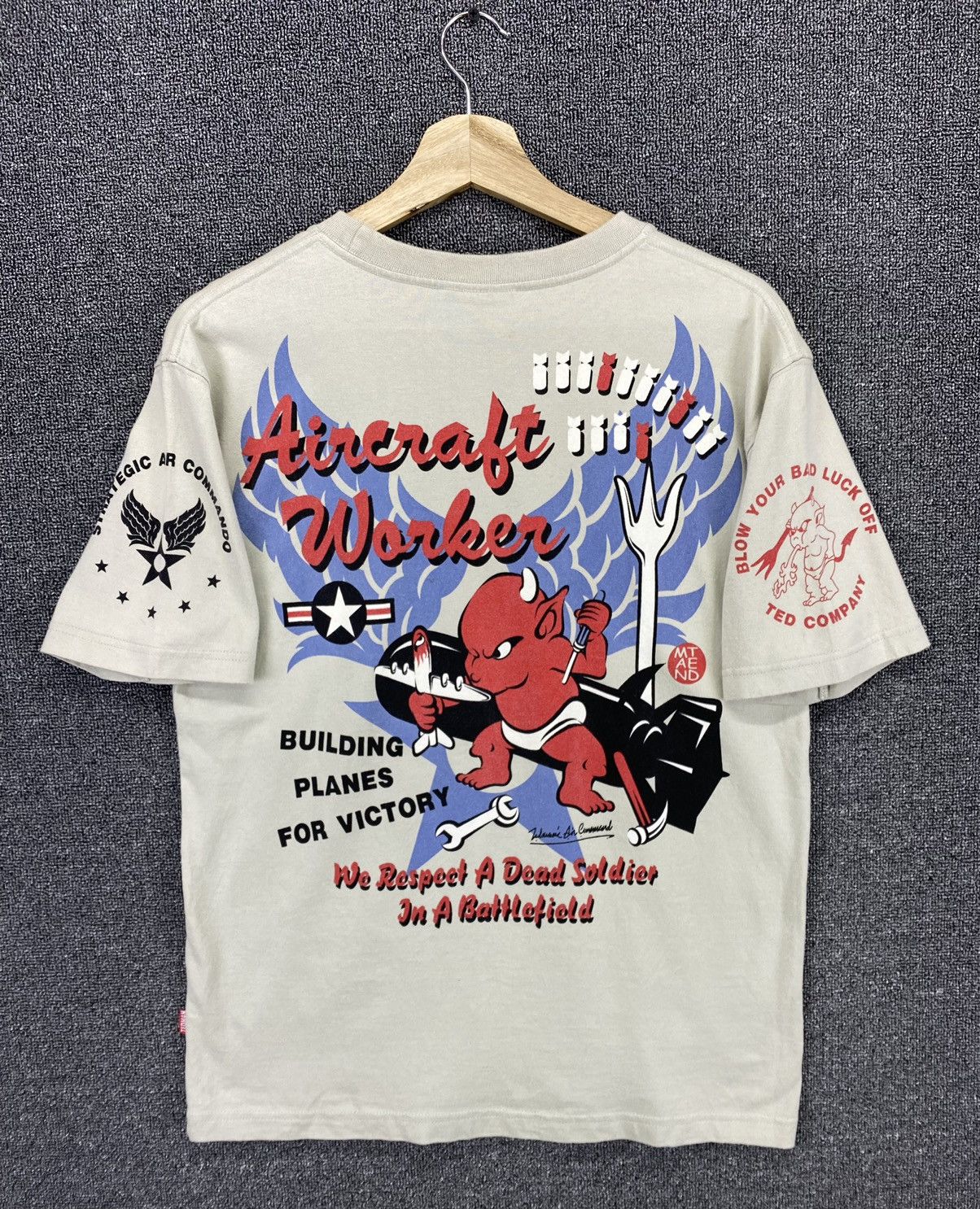 Tedman Vintage Ted Company Air Craft Workers By Tedman Tee T Shirts Size US M / EU 48-50 / 2 - 1 Thumbnail