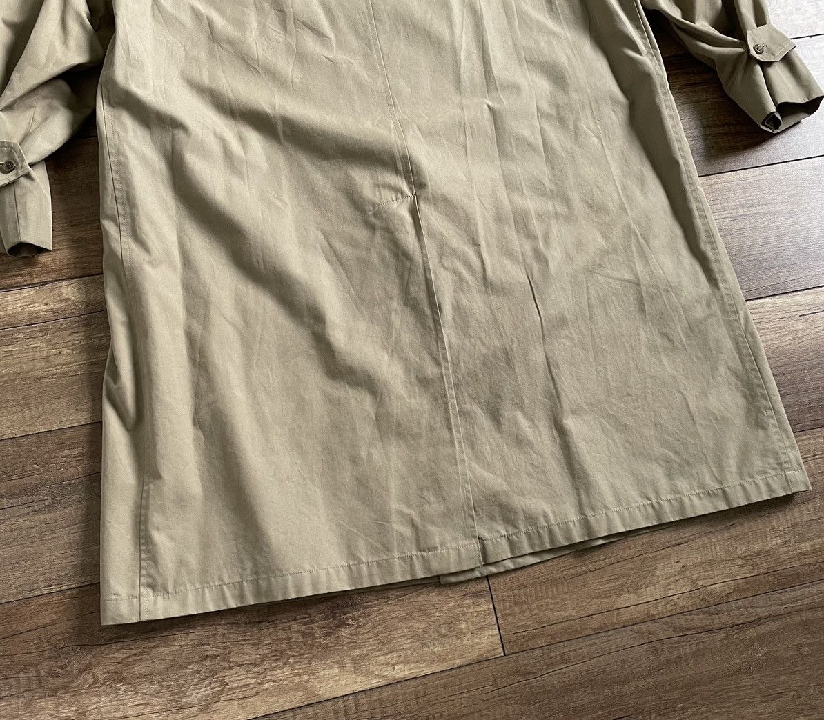 Burberry Vintage Burberry Beige Long Nova Check Trench Coat Jacket Size US L / EU 52-54 / 3 - 8 Thumbnail