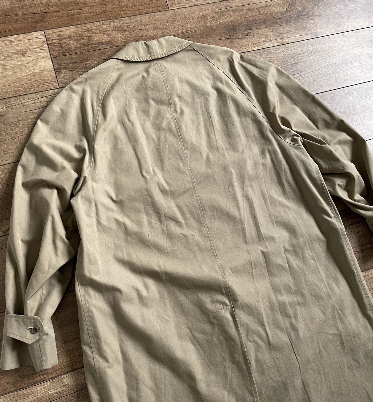 Burberry Vintage Burberry Beige Long Nova Check Trench Coat Jacket Size US L / EU 52-54 / 3 - 9 Thumbnail