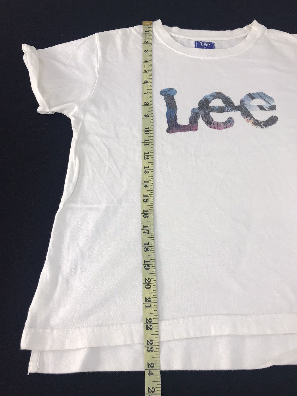 Lee × Vintage Vintage Lee for Samansa Mos2 Blue Spell Out Tee Size M / US 6-8 / IT 42-44 - 8 Thumbnail