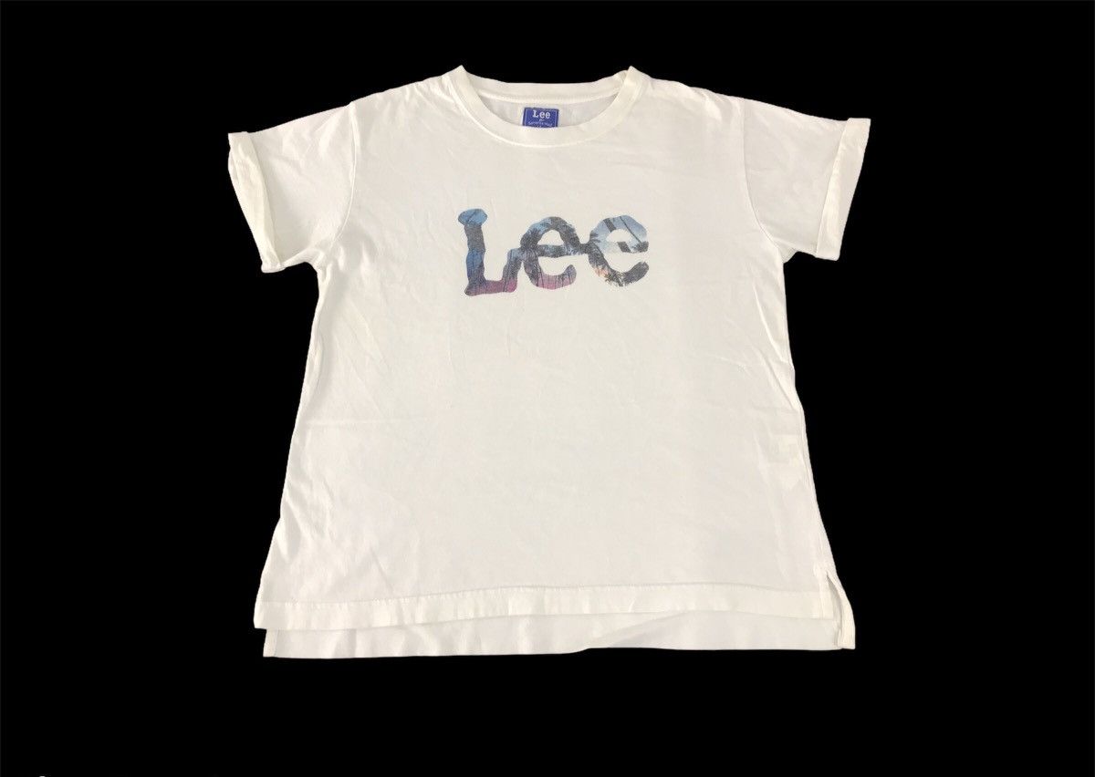 Lee × Vintage Vintage Lee for Samansa Mos2 Blue Spell Out Tee Size M / US 6-8 / IT 42-44 - 1 Thumbnail