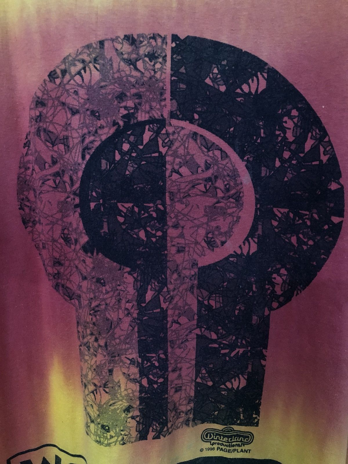 Band Tees × Led Zeppelin × Vintage Vintage 90s PAGE / PLANT Led Zeppelin 96 Tour Tee Size US XL / EU 56 / 4 - 4 Thumbnail