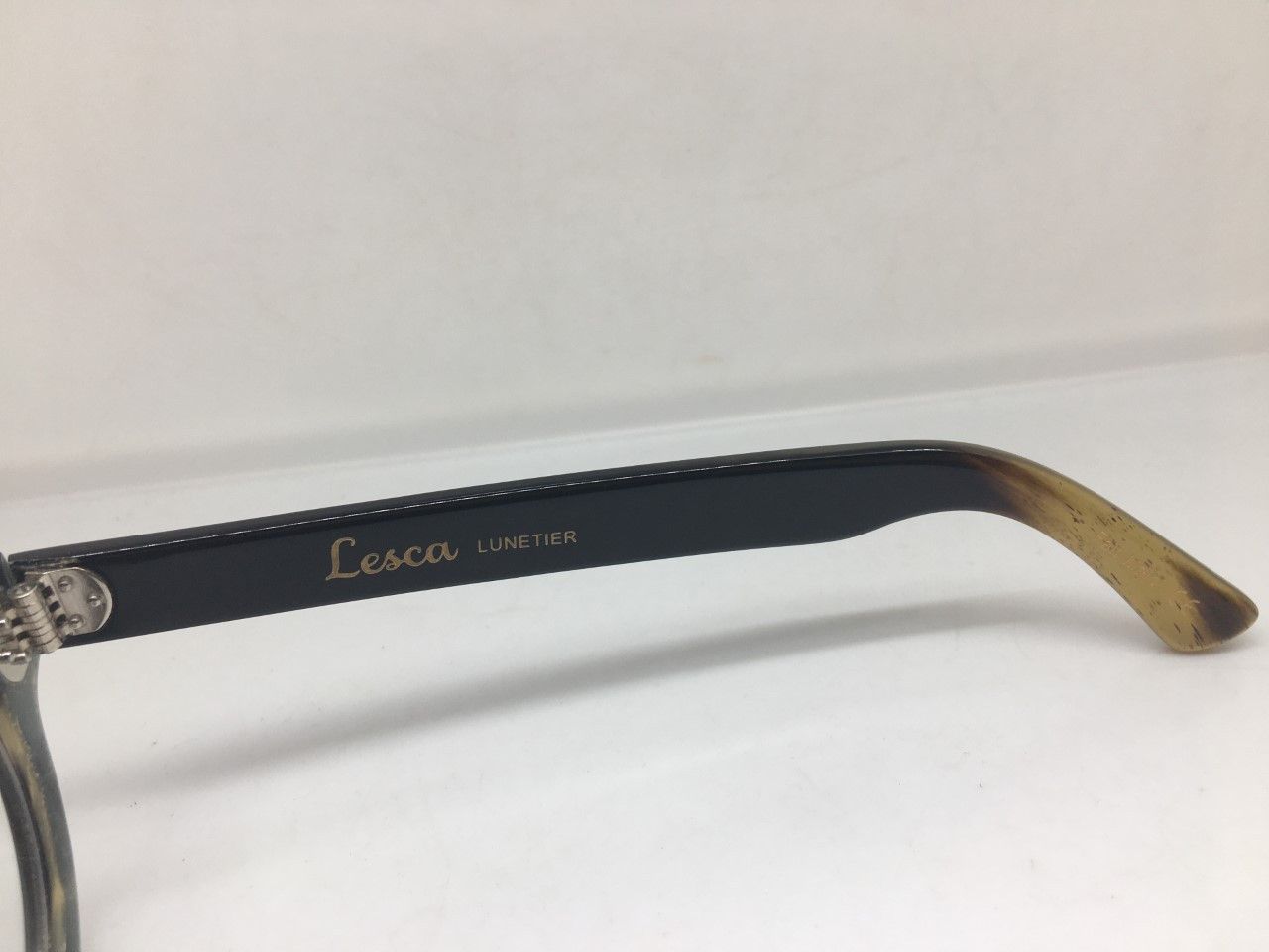 Lesca Lunetier MOD CORBUSIER ARCHITECT GENUINE HORN EYEGLASSES SPECTACLES Size ONE SIZE - 4 Thumbnail