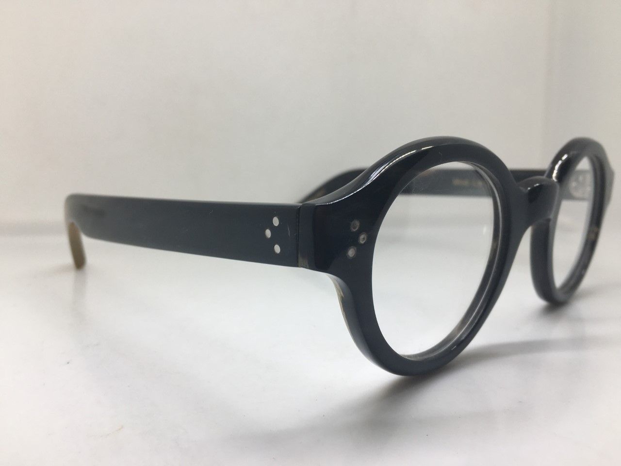 Lesca Lunetier MOD CORBUSIER ARCHITECT GENUINE HORN EYEGLASSES SPECTACLES Size ONE SIZE - 3 Thumbnail