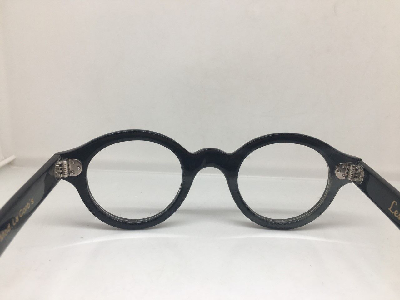 Lesca Lunetier MOD CORBUSIER ARCHITECT GENUINE HORN EYEGLASSES SPECTACLES Size ONE SIZE - 6 Thumbnail