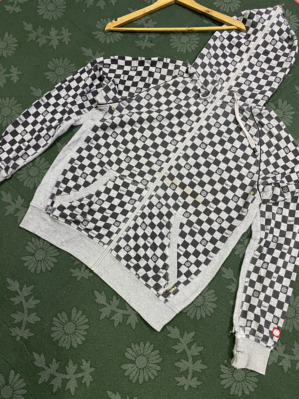 Element × Hypebeast 🔥 Rare 🔥 Distressed Element Checkerboard Hoodie Size US L / EU 52-54 / 3 - 5 Thumbnail