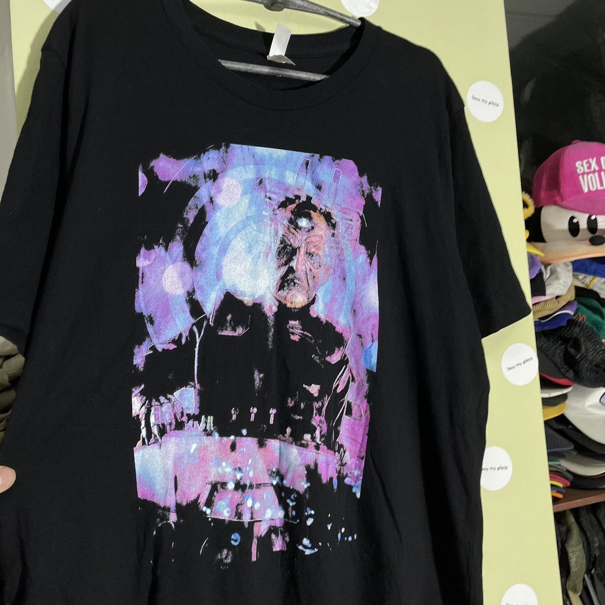 Vintage Y2K Horror Graphic Tee Sun Faded Grunge Skull Print Baggy XL Size US XL / EU 56 / 4 - 1 Thumbnail