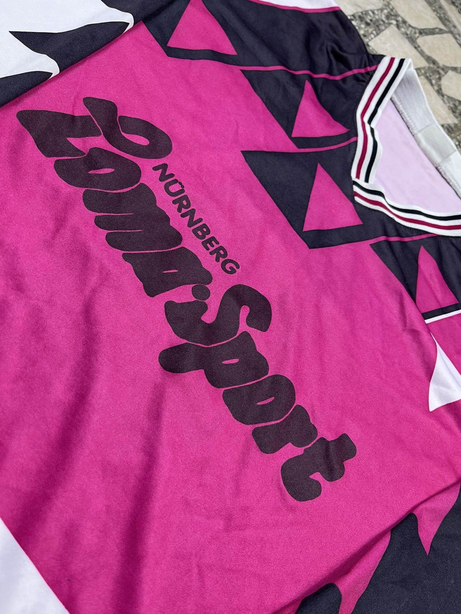 Vintage VINTAGE LOMASPORT NURNBERG PINK LONGSLEEVE SOCCER JERSEY TEE Size US XL / EU 56 / 4 - 2 Thumbnail