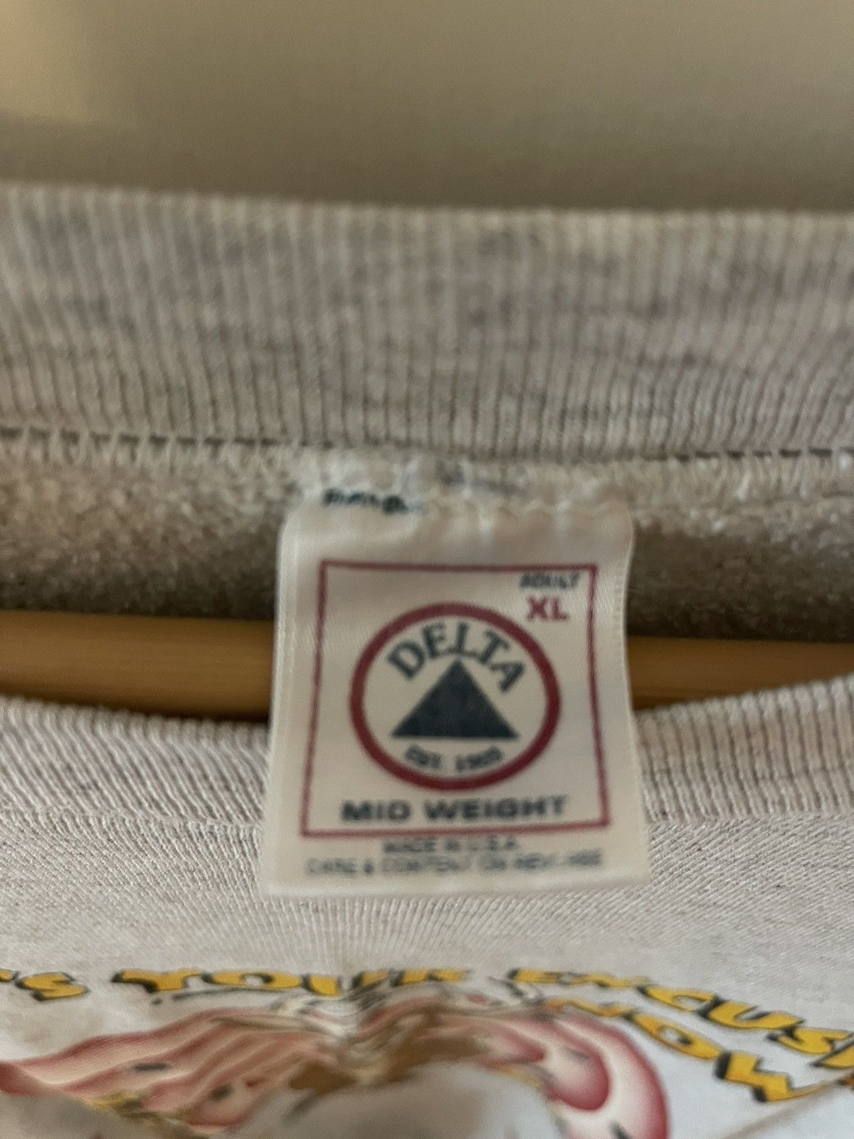 Vintage Grey “What’s Your Excuse, Now?!!” Hunting Crewneck Size US XL / EU 56 / 4 - 2 Thumbnail