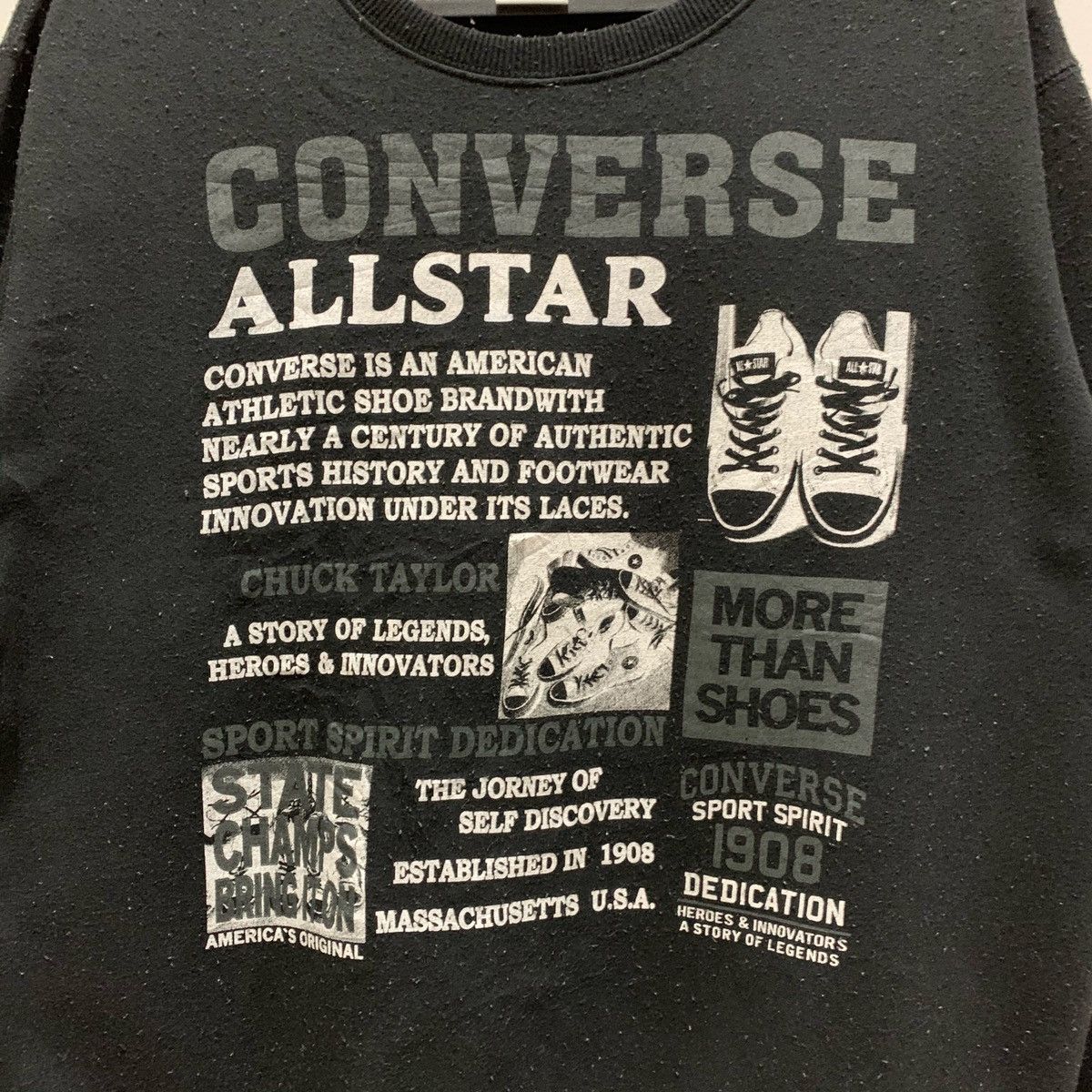 Converse CONVERSE Sweatshirts nice design Size L Size US L / EU 52-54 / 3 - 3 Thumbnail