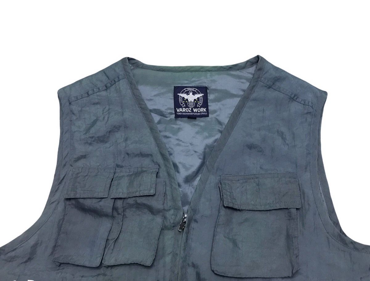 Vintage Varoz work multizipper vest Size US L / EU 52-54 / 3 - 3 Thumbnail