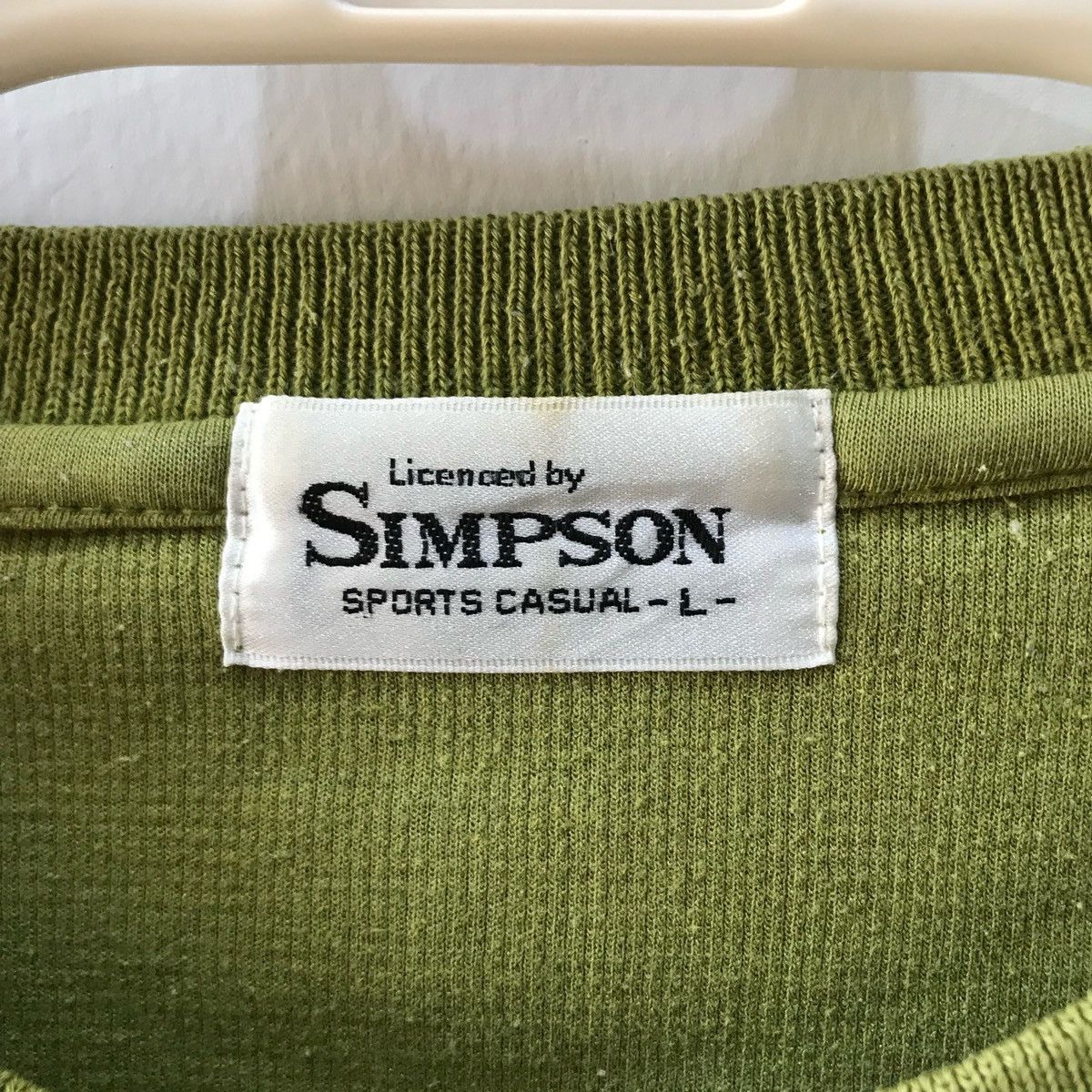 Japanese Brand × The Simpsons × Vintage SIMPSON SON Sweatshirts Big Spellout Size L Fits size XL Size US XL / EU 56 / 4 - 7 Thumbnail