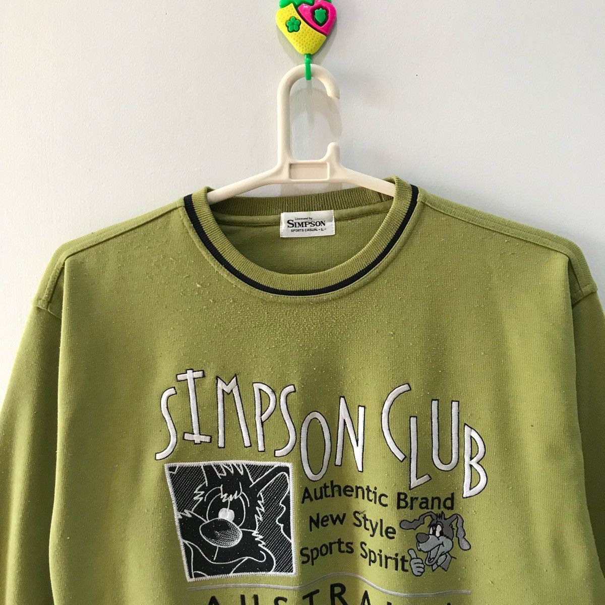 Japanese Brand × The Simpsons × Vintage SIMPSON SON Sweatshirts Big Spellout Size L Fits size XL Size US XL / EU 56 / 4 - 2 Thumbnail