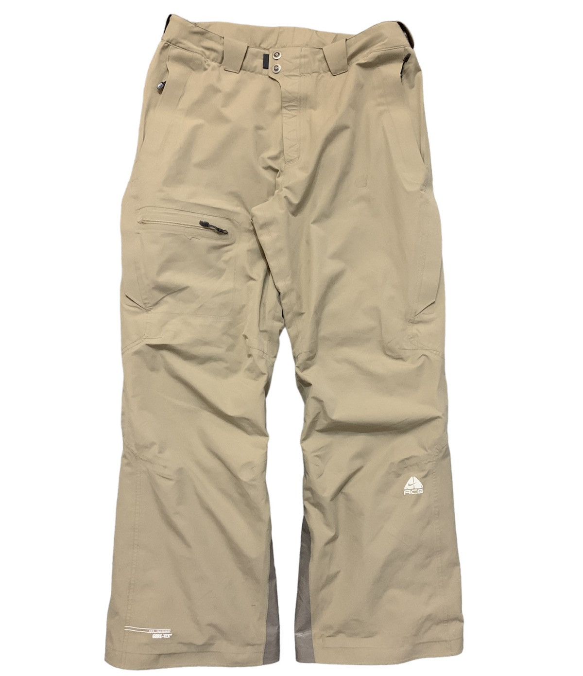 00'S Nike ACG Detachable 2WAY Climbing Pants, Men's L size polyester Beige type Vintage Second Hand