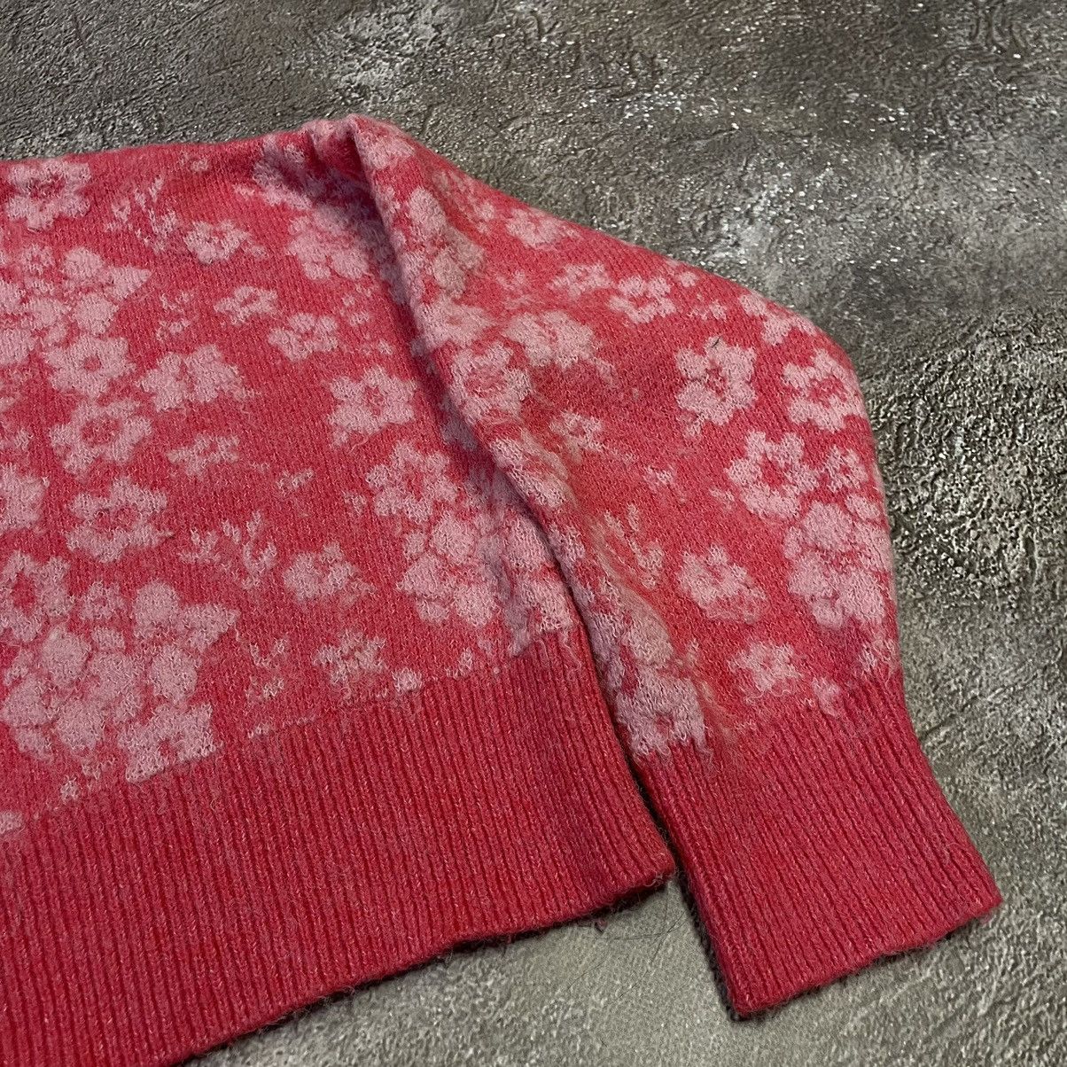 Vintage Vintage 90s Y2K Floral Crop Sweater Knit Grunge Worn In M Size US M / EU 48-50 / 2 - 5 Thumbnail
