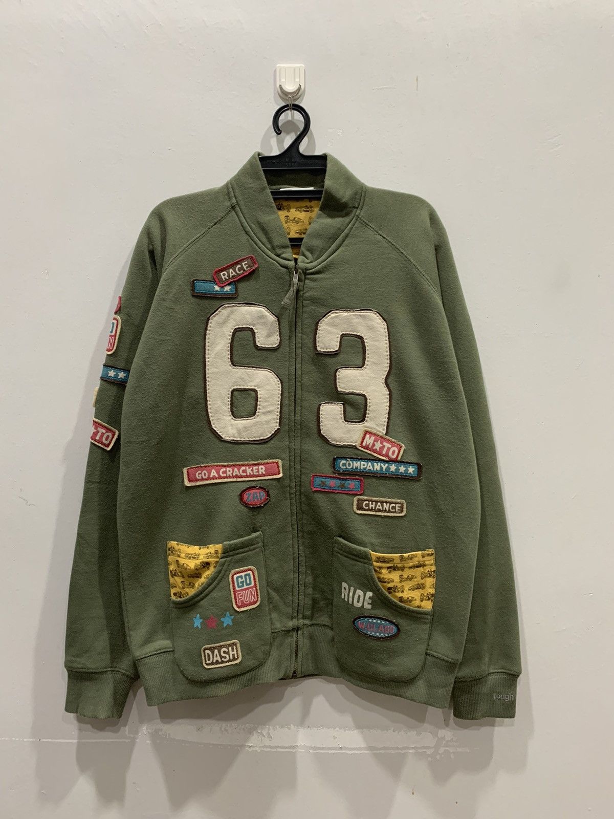 Japanese Brand × Vintage ROUGH Sweatshirt Size M (free) Fit S Size US S / EU 44-46 / 1 - 1 Thumbnail