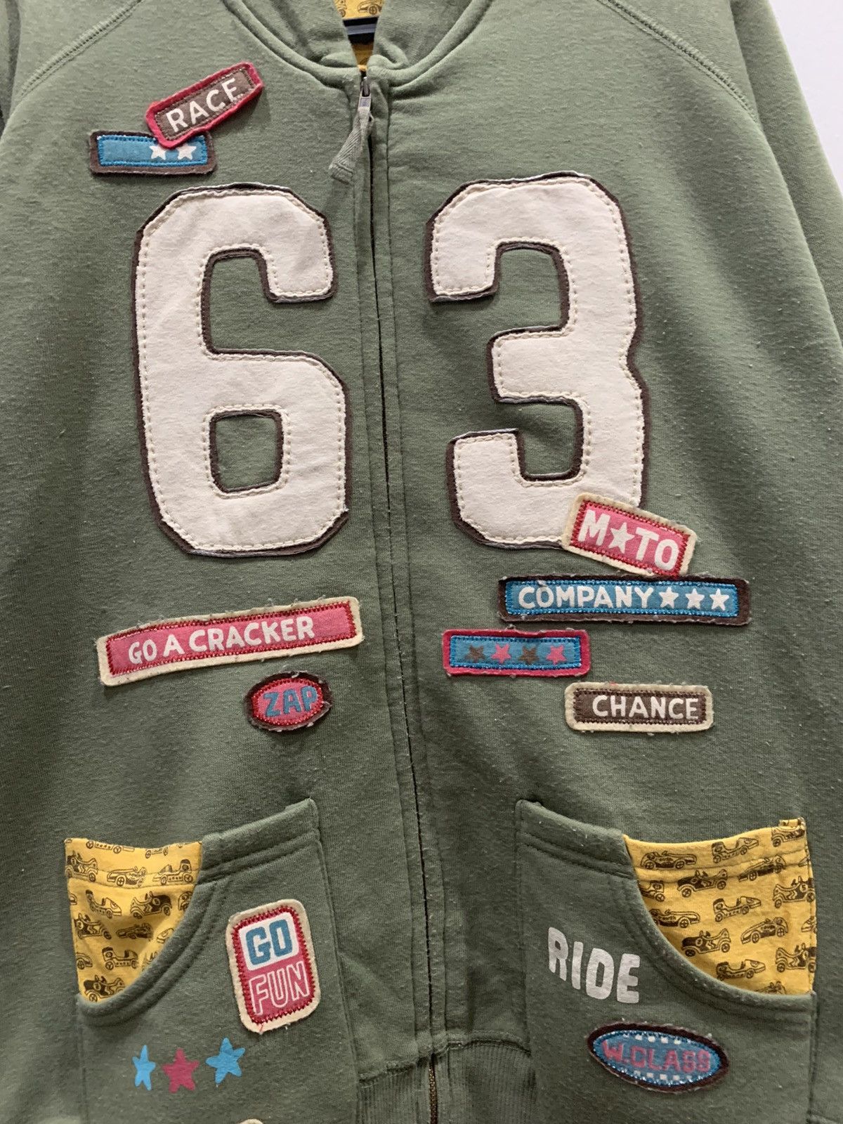 Japanese Brand × Vintage ROUGH Sweatshirt Size M (free) Fit S Size US S / EU 44-46 / 1 - 3 Thumbnail