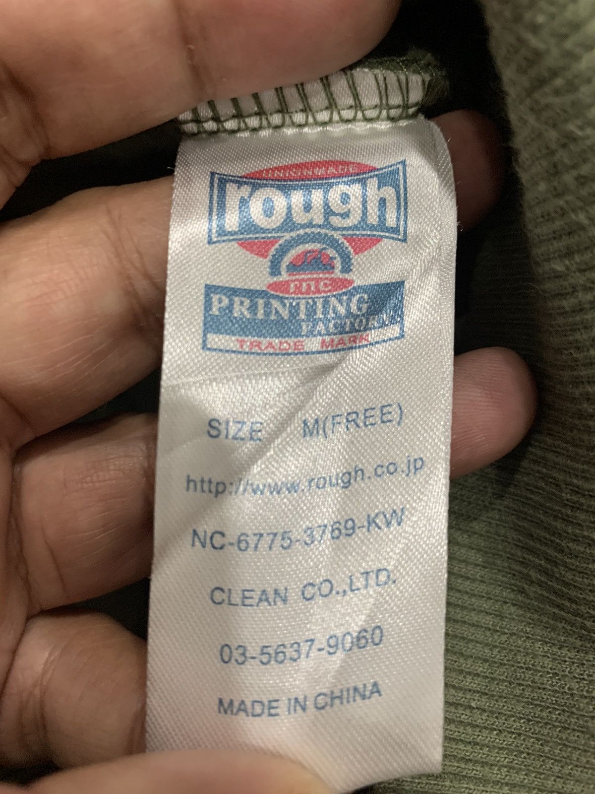 Japanese Brand × Vintage ROUGH Sweatshirt Size M (free) Fit S Size US S / EU 44-46 / 1 - 12 Thumbnail
