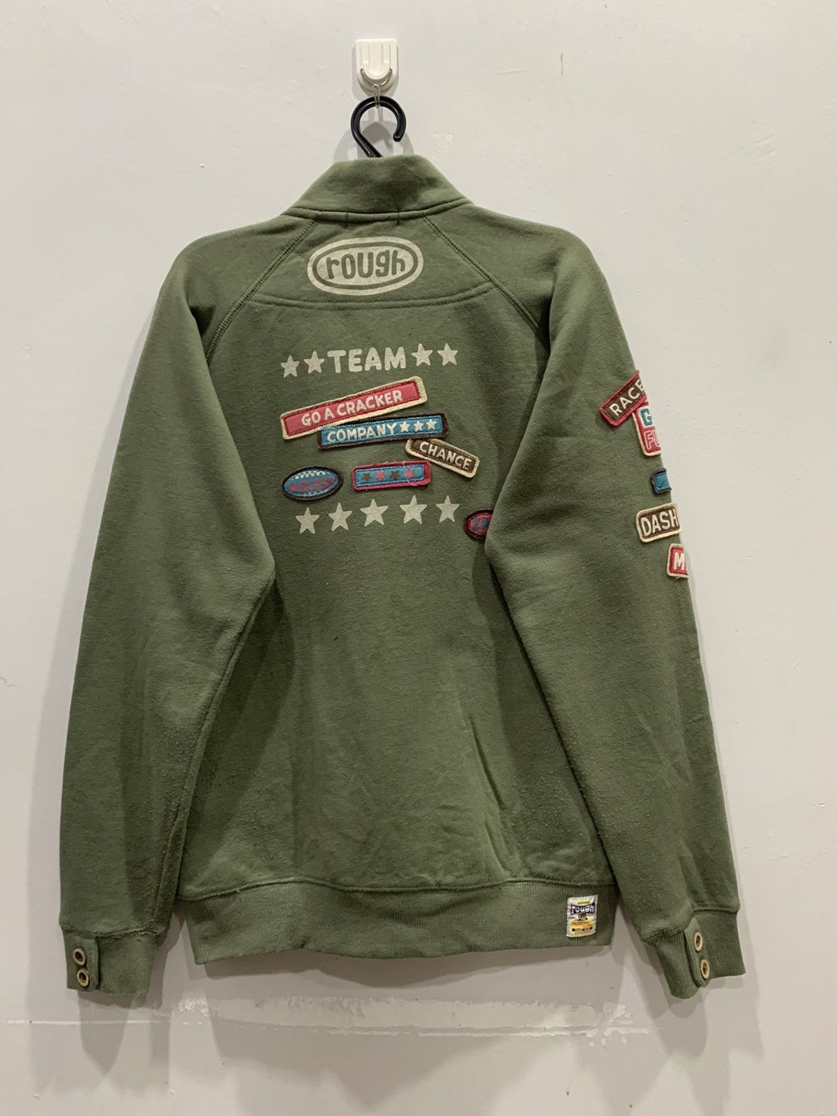 Japanese Brand × Vintage ROUGH Sweatshirt Size M (free) Fit S Size US S / EU 44-46 / 1 - 7 Thumbnail