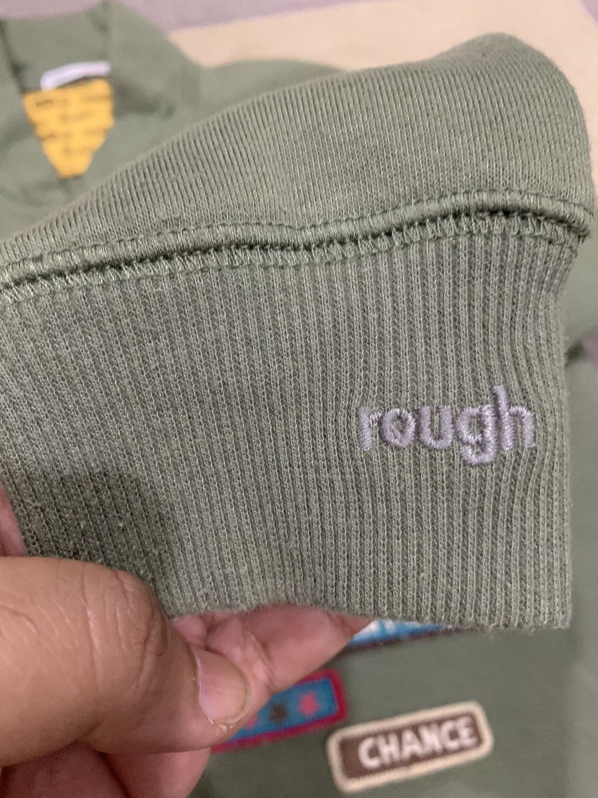 Japanese Brand × Vintage ROUGH Sweatshirt Size M (free) Fit S Size US S / EU 44-46 / 1 - 11 Thumbnail
