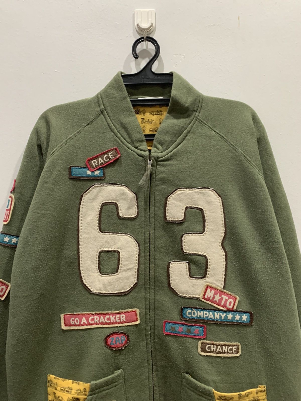 Japanese Brand × Vintage ROUGH Sweatshirt Size M (free) Fit S Size US S / EU 44-46 / 1 - 2 Thumbnail