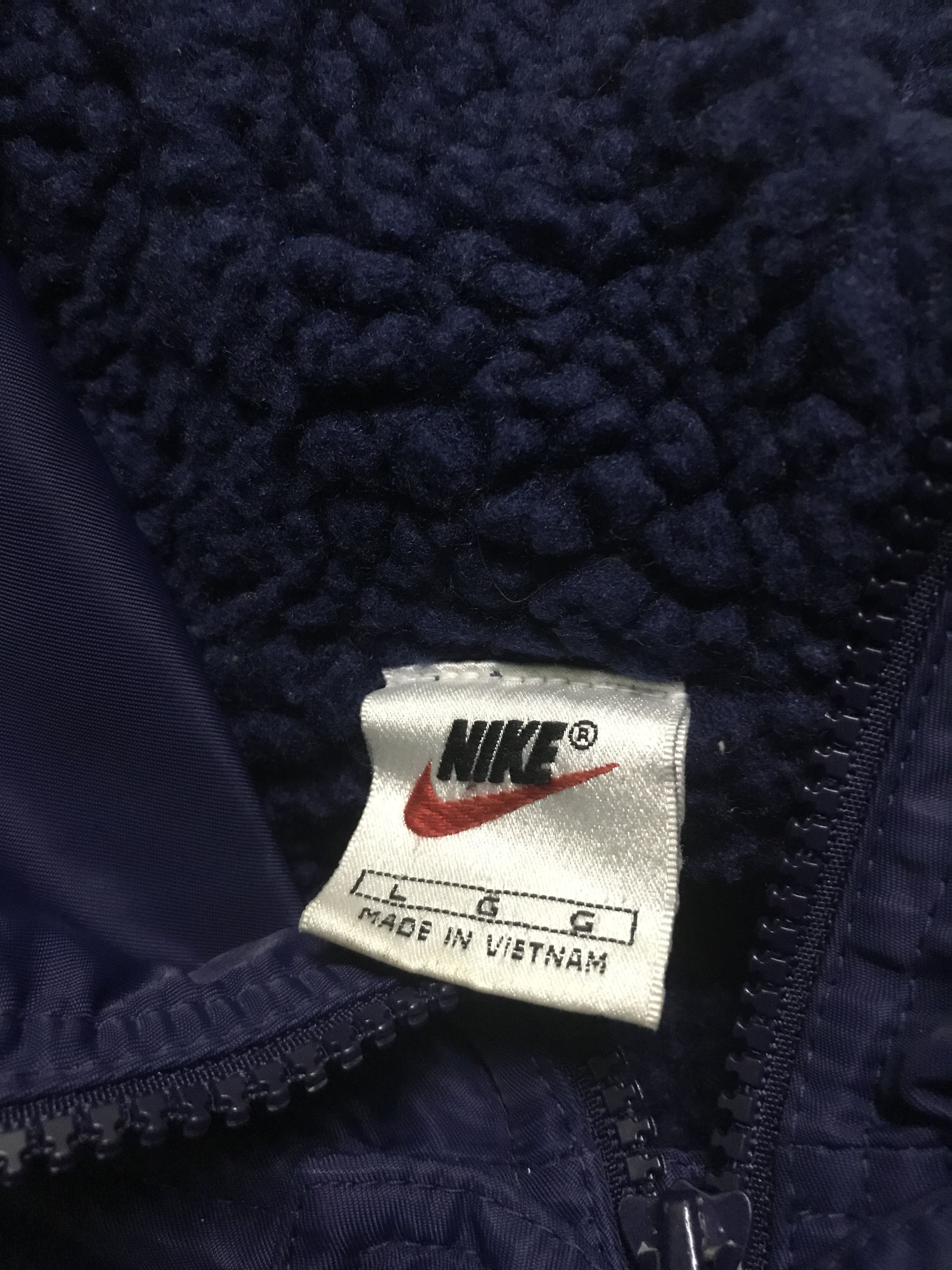 Vintage Vintage Nike long jacket hoodie Size US L / EU 52-54 / 3 - 3 Thumbnail