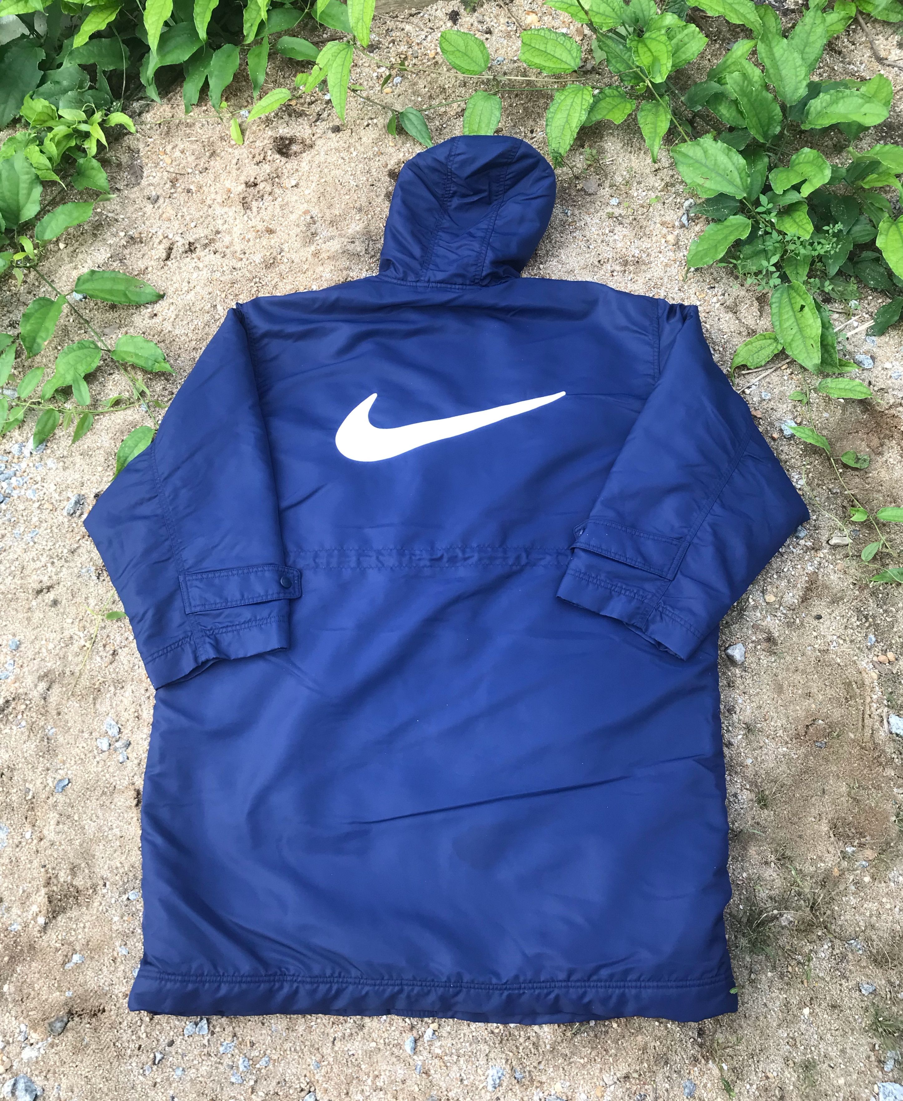 Vintage Vintage Nike long jacket hoodie Size US L / EU 52-54 / 3 - 2 Thumbnail