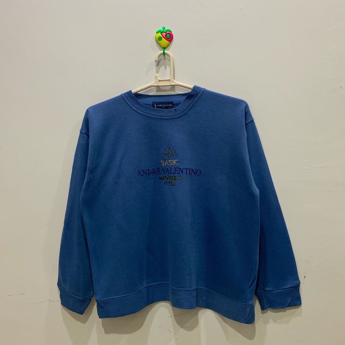 Japanese Brand × Vintage ANDRE VALENTINO Sweatshirts Size M Fits XL Size US XL / EU 56 / 4 - 1 Thumbnail