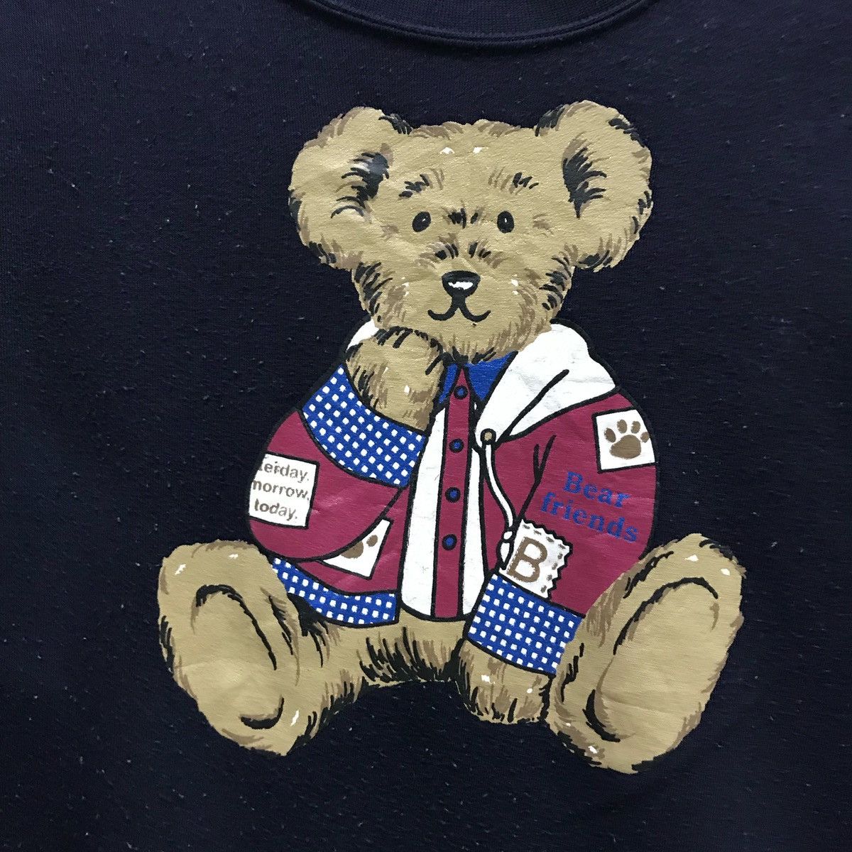 Japanese Brand × Vintage ALPINARD Vintage Sweatshirt Bear Design Size L Size US L / EU 52-54 / 3 - 3 Thumbnail